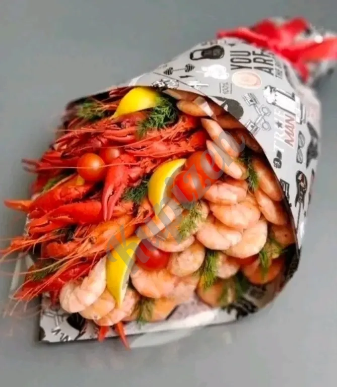 Живые раки и морепродукты