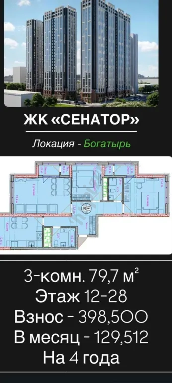 Подбор квартир новостройки